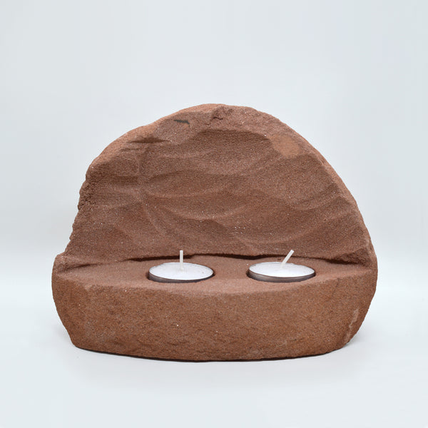 Sandstone Candle Holder (sample 5)